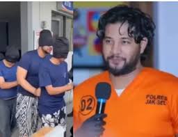 Ammar Zoni Dipindahkan foto para terdakwa memakai baju tahanan oranye saat mengikuti sidang