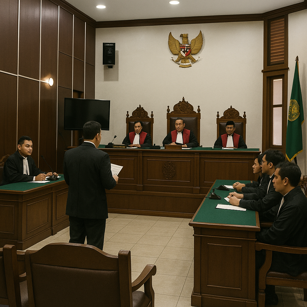 Penangkapan Paulus Tannos ruang sidang PN Jakarta Selatan saat KPK menyampaikan jawaban di depan hakim