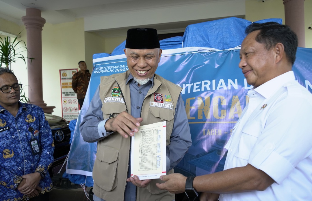 Mendagri bantu korban bencana Sumbar dengan bantuan alat masak dan kebutuhan bayi